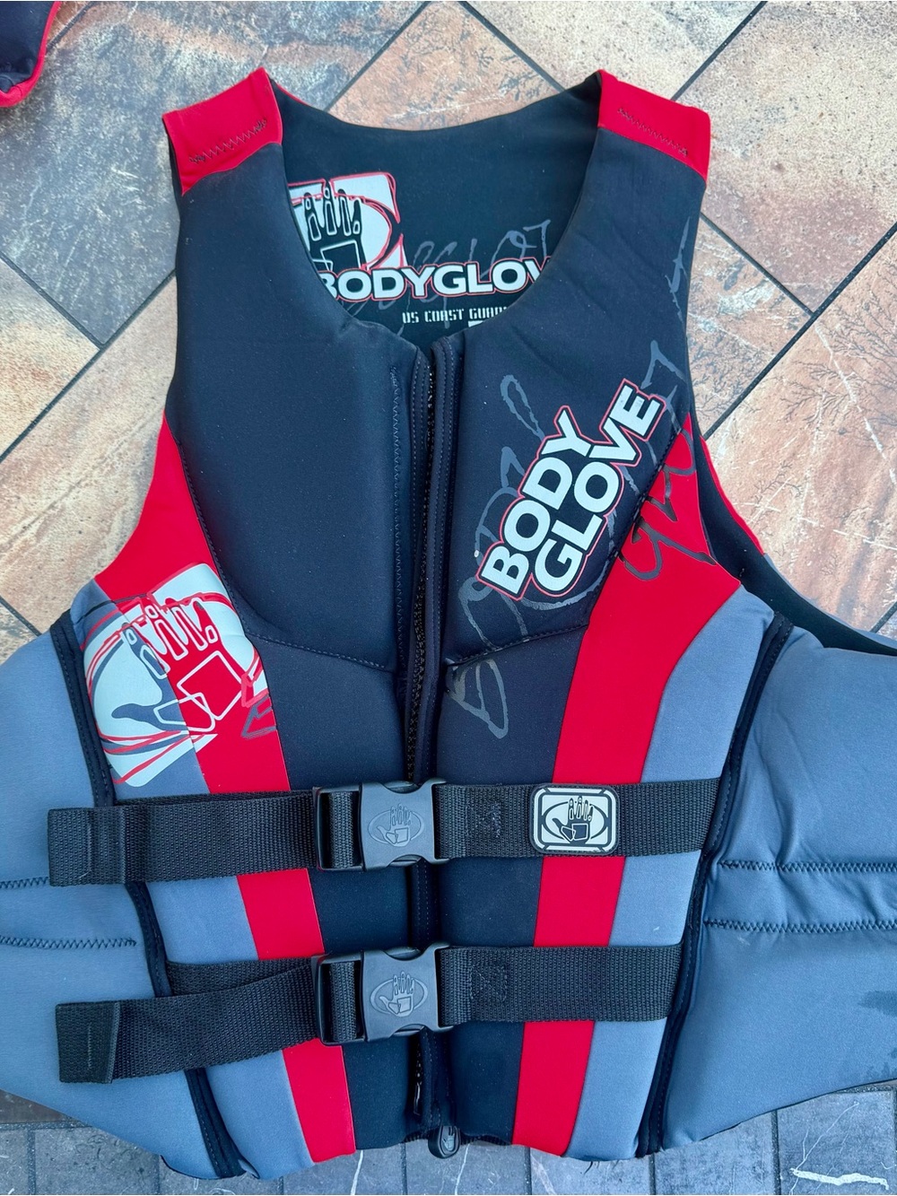 Body Glove Power Flex Zone Hydro-Tech Neoprene Life Jacket PFD XL USCG Approved